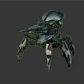 Robot Spider Robot Mecha Spider Science Fiction Spider Mechanical Spider Battery Spider Tower Defense 3d model