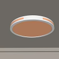 Round White Modern Indoor Ceiling Light With Bright Illumination And Sleek Design 3d model