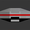 White Medical Equipment With Red Cross And Modern Layered Reflective Structure
