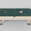 Modern billiard table modern equipment equipment billiard table table entertainment game billiard cue snooker 3d model