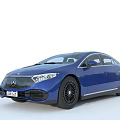 Blue Mercedes Benz Sedan Featuring Modern Sleek Exterior And Stylish Alloy Wheels