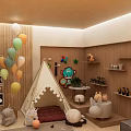 Modern Furniture Store Showroom With Sofa Tables Chairs Display Shelves And Plants