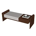 New Chinese Style Bed End Stool Sofa Stool Shoe Changing Stool Bench 3d model