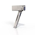 Industrial Mechanical Arm Structure With Horizontal Metal Box Vertical Support Arm And Base