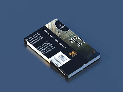 Atomic Habits Book Cover Featuring James Clear Author And Mountain Scene Design 3d model