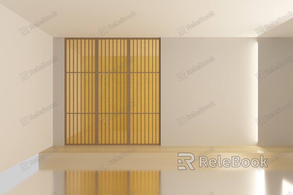 Japanese-style sliding door model