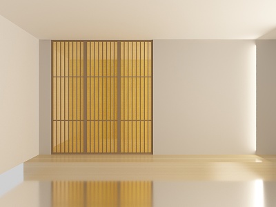 Japanese-style sliding door model