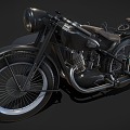 motorcycle three-wheeled motorcycle 3d model