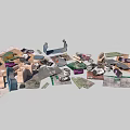 Assorted Collection of Various Items Including Tools Parts and Materials