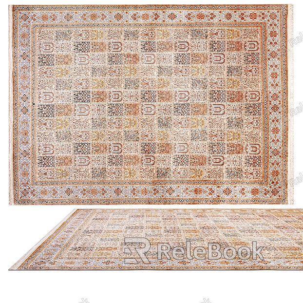 American Style Square Carpet Simple Carpet model