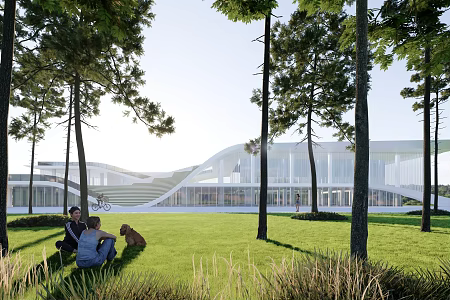 Activity Center Community Sports Center 3d model