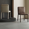 Dining Chair Dining Chair Single Chair Leisure Chair Leather Chair Fabric Chair 3d model