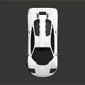 Silver Sleek Sports Car With Black Wheels And Glossy Surface Reflection