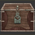 Cartoon Chest Treasure Chest Treasure Chest Jewelry Chest Cashbox Wooden Chest Game Chest Treasure Chest Pirate Chest 3d model