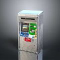 Modern Vending Machine With Metal Exterior Digital Display And Payment Interface 3d model
