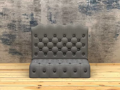 Modern Card Seat Sofa 3d model Modern Card Seat Sofa 3d model
