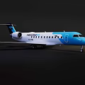 NordStar Passenger Plane With White And Blue Livery And Registration RA67232