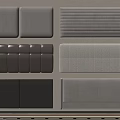 Upholstered Bed Headboards with Gray Black Beige Colors and Tufted Padded Designs