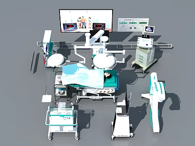 Modern Medical Equipment 3d model