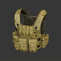 Camouflage Tactical Vest With Multiple Pockets And Functional Military Design