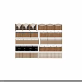 Different Styles Of Wooden Railings With Decorative Patterns For Outdoor Spaces
