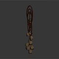 Decorative Hanging Wooden Balls With String For Home Living Accessories