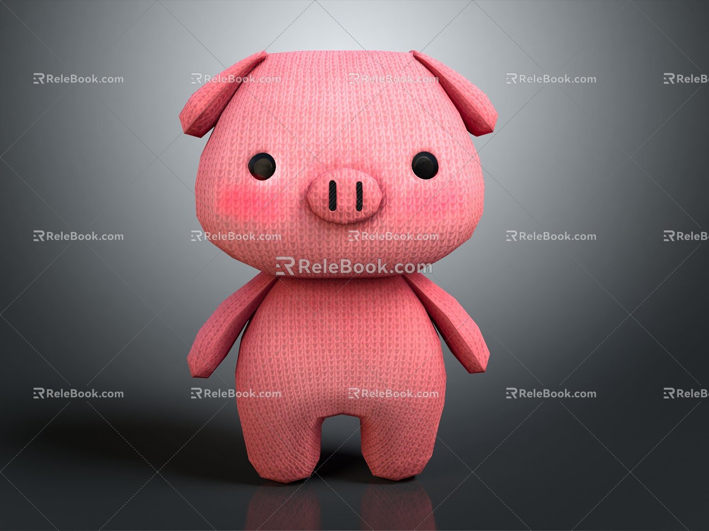 Modern Toy Muppet Toy Piggy Muppet Toy Muppet 3d model