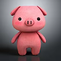 Modern Toy Muppet Toy Piggy Muppet Toy Muppet 3d model