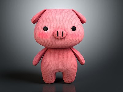 Modern Toy Muppet Toy Piggy Muppet Toy Muppet 3d model