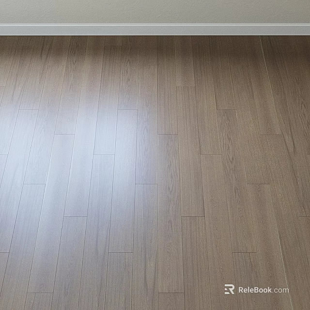 Light Colored Wooden Flooring With Natural Wood Grain For Modern Home Interior 3d model 