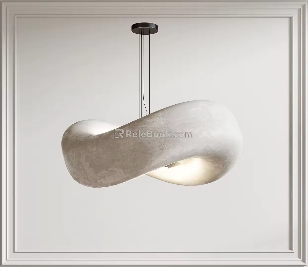 Modern chandelier 3d model
