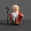 The boundless fairy weng who Zha hand decoration animation 3d model