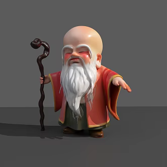 The boundless fairy weng who Zha hand decoration animation 3d model