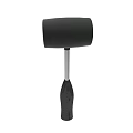 Professional Black Head Hammer Tool With Silver Metal Handle And Ergonomic Grip