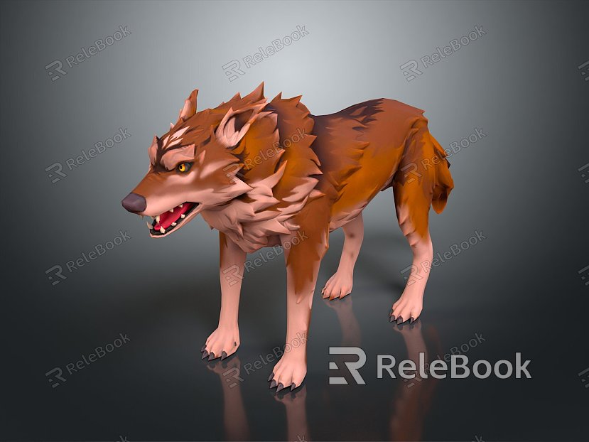 Werewolf Werewolf Warrior Werewolf Soldier Cartoon Werewolf Animation Werewolf Cartoon Characters model