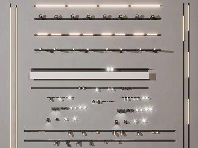 Different Types of Downlights and Spotlights for Modern Home Lighting Solutions 3d model