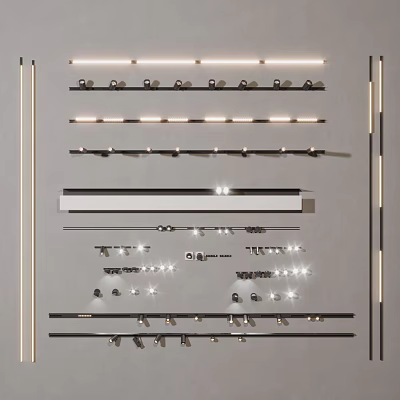Different Types of Downlights and Spotlights for Modern Home Lighting Solutions 3d model