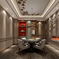 Elegant Modern Hotel Guest Room With Twin Beds White Linens Wooden Furniture And Wall Decor