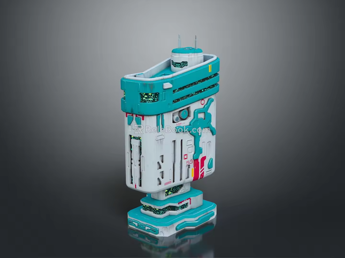 Sci-fi City Sci-fi Building Sci-fi Item Sci-fi Component High-tech Component Sci-fi Equipment Sci-fi Scene 3d model