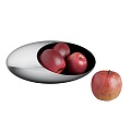 Fruit Apple Fruit Plate 3d model