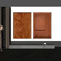 modern abstract painting abstract decorative painting 3d model