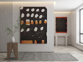 Quiet decorative painting 3d model