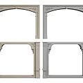 Decorative Door Arches with Various Classic and Modern Design Elements for Home Interiors