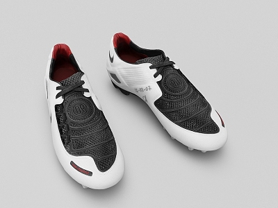 modern football shoes 3d model