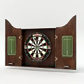 Modern Dart Board 3d model