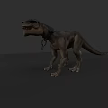 Realistic T Rex Dinosaur Model With Standing Pose And Detailed Texture