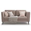 Modern double sofa 3d model