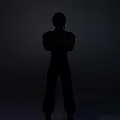 Game Movie Character With Green Hair Crossed Arms White Top Green Pants And Red Markings