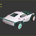 Futuristic Silver And Black Car Design With Streamlined Body And Alloy Wheels