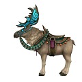 Moose Mount Skeleton Bound Elk Three Skins Game Mount 3d model